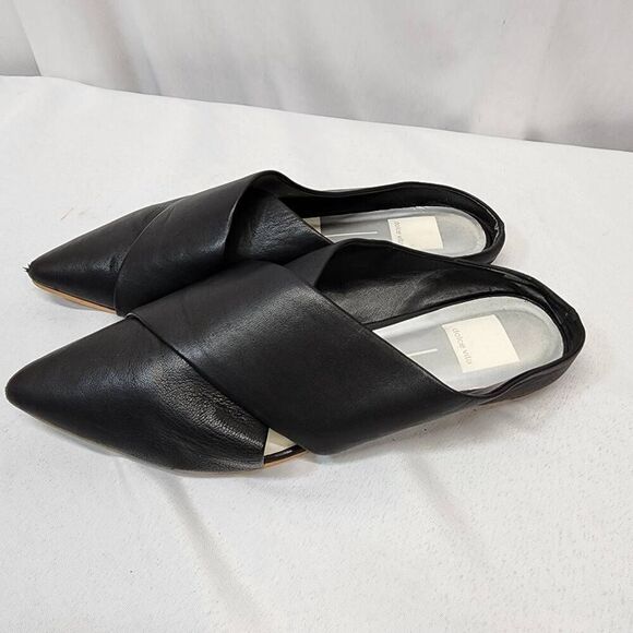 Dolce Vita Camia Black Leather Mule Women’s Size 8.5 Shoes Slip-On Comfort - Picture 6 of 10